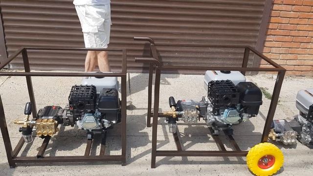 Очистка фасада, мойка крыш. Если нет 380В! 3 установки высокого давления на ДВС смотреть онлайн