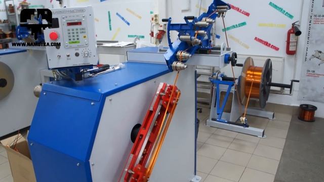 Намотка секционных заготовок для электродвигателя на станке СН-10П смотреть онлайн