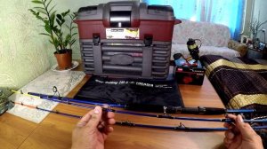 Обзор, жара, июль, рыбалка ... Удилище Higashi River Trolling 210S