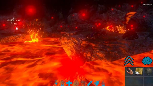 Ark mobile : Прошёл лавовую пещеру без смертей! смотреть онлайн
