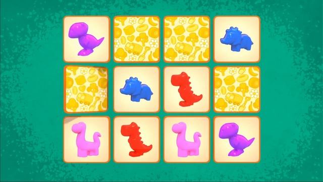 Giochiamo a Memory! L'Autosquadra: Trenini, Utensili e Dinosauri - Cartoni per bambini смотреть онлайн