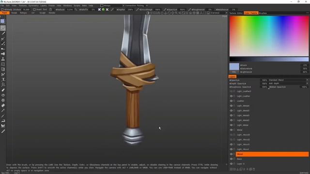 My pipeline for creating Hand-Paint textures смотреть онлайн