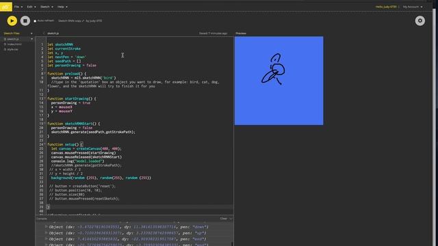 SketchRNN trial смотреть онлайн