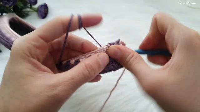 İki Renkle Babet Patik Ördüm Muhteşem Oldu ✅️ Babet Patik Yapımı смотреть онлайн