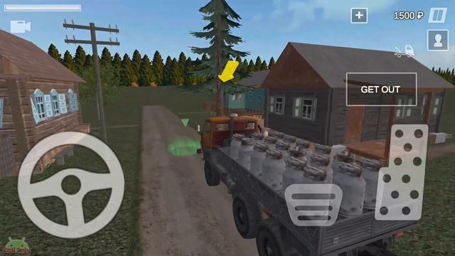 Russian Village Simulator 3D | Unlocked Kamaz Truck - Milk Plant & Sawmill