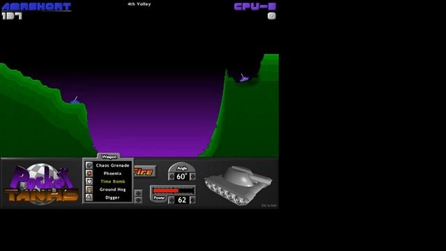 Pocket Tanks Best of 5 games смотреть онлайн