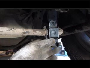 Замена втулок заднего стабилизатора ПРАДО 120