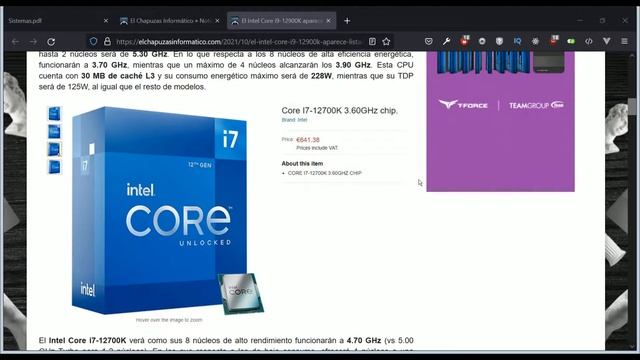 FILTACION DEL INTEL I9 12900 смотреть онлайн