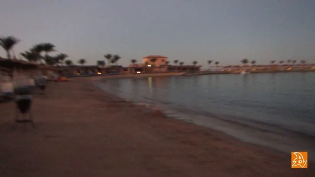 Beach Albatros Resort 5*. Вечерний пляж и море. Обзор территории смотреть онлайн