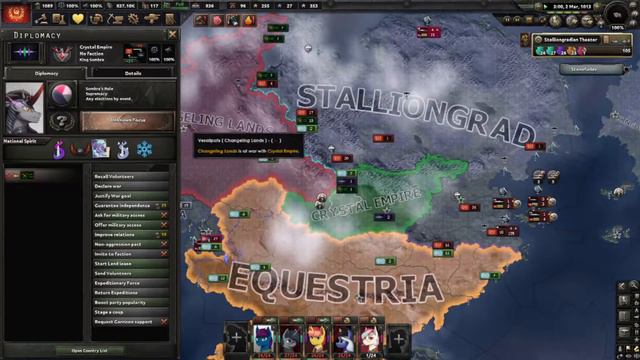 The End of Stalliongrad: Equestria at War (Hearts of Iron 4 Mods) смотреть онлайн