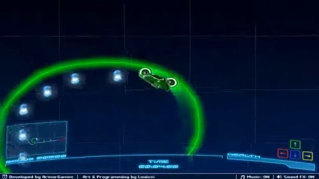 Armor Games: Neon Rider: Full Playthrough смотреть онлайн