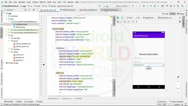 Shared Preferences in Android Studio with Java смотреть онлайн