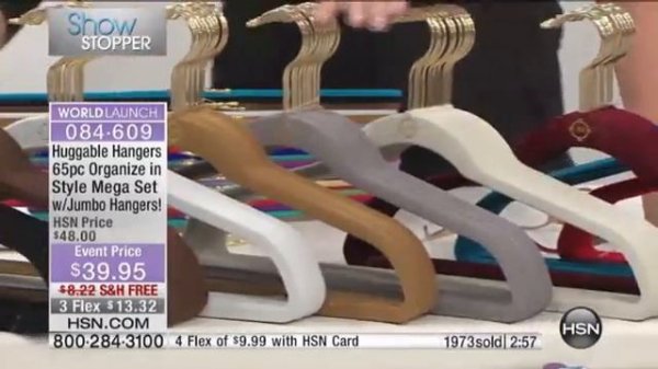 Huggable Hangers 65pc Set with Jumbo Hangers Chr