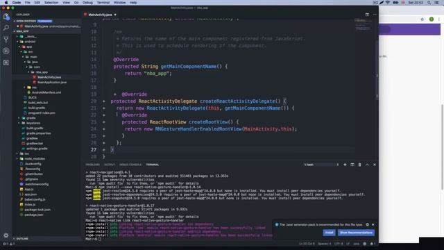 2 Installing react native and dependencies || Build React Native Complete App смотреть онлайн