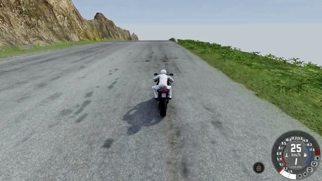 BeamNg.Drive Мод на Мотоцикл. Как на нем ездить? Попытались разобраться смотреть онлайн