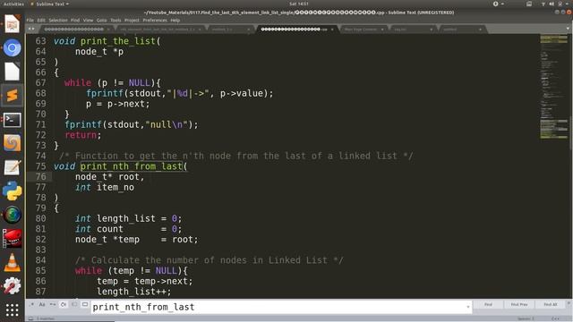 How to find the n'th node from the end of a linked list?| Interview Question | C Programming | #011 смотреть онлайн