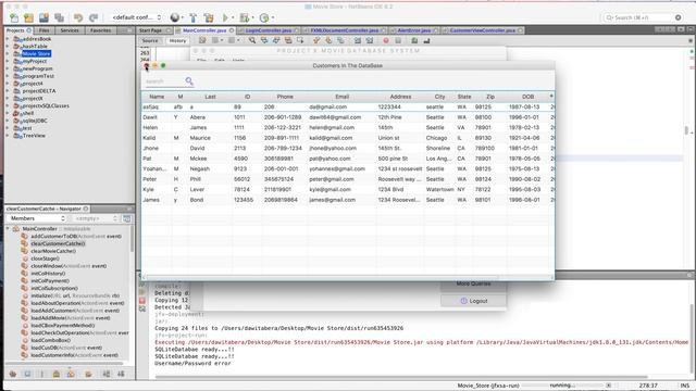 JavaFx Sqlite Database смотреть онлайн