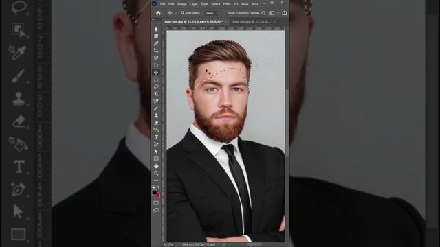 How to change hairstyle in photoshop 2022 #shorts #photoshop смотреть онлайн