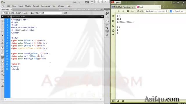 PHP and Mysql Essential Bangla 18 Working with float in php смотреть онлайн