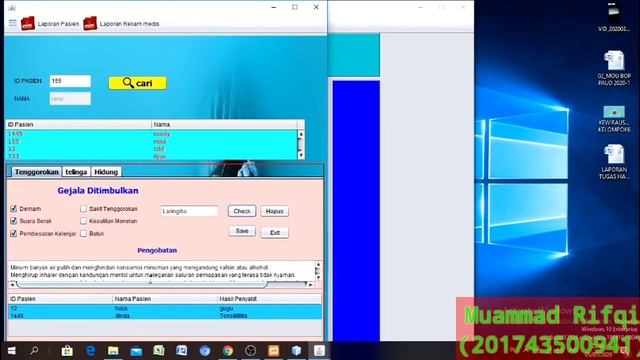 Aplikasi pakar Diagnosa THT Sederhana BERBASIS JAVA Netbeant смотреть онлайн