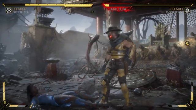 Mortal Kombat 11 - erron black vs jacqui briggs - hard смотреть онлайн