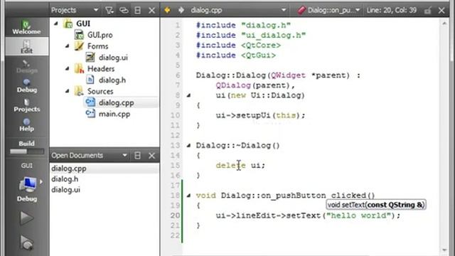 C++ Qt 16 QLineEdit смотреть онлайн