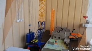 модель башенного крана КБм401п