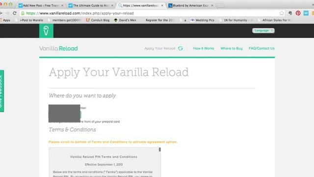 How to Load a Vanilla Reload Card to Bluebird смотреть онлайн