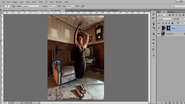 Photoshop Manipulation Photo Effects Tutorials | Horror Girl смотреть онлайн