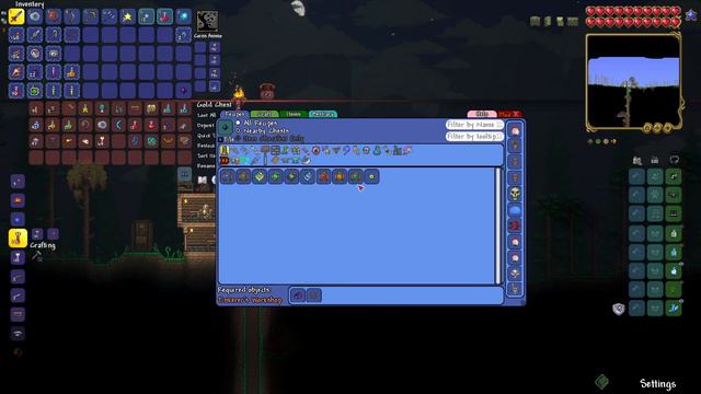 Terraria Playthrough EP 6 King Slime and Magic Storage setup смотреть онлайн