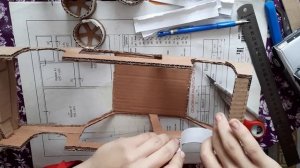 ВАЗ 2108 из картона ЧАСТЬ 1