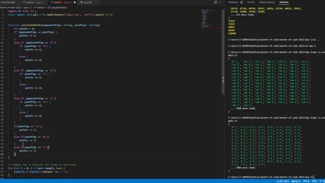 Advent of Code 2022: Day 2 - Rock Paper Scissors [Typescript] смотреть онлайн