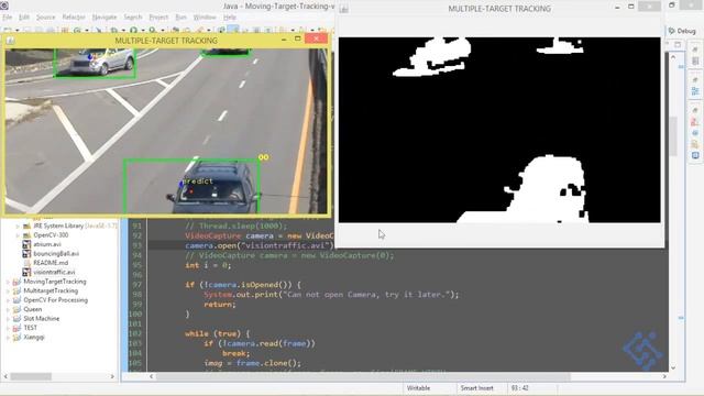 Multi target tracking Java OpenCV - 01 смотреть онлайн