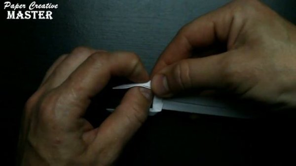 How to make a butterfly knife out of paper