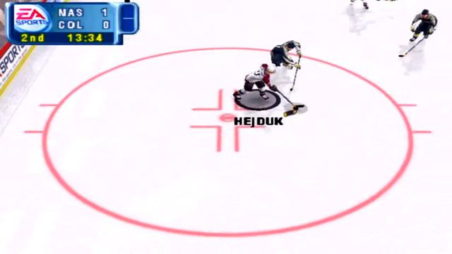 NHL 2001 Gameplay Colorado Avalanche vs Nashville Predators смотреть онлайн