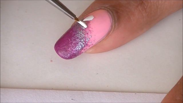 Gradient pink purple floral nails смотреть онлайн