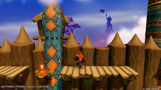 ГУФОВСКИЙ в Crash Bandicoot: N. Sane Trilogy! (крыса хомяк лиса в штанах) смотреть онлайн