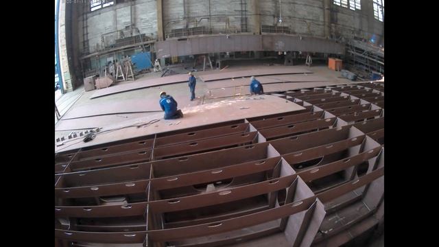 Сборка днищевой секции. Как строять корабли | SVARKA PL смотреть онлайн