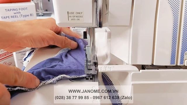 Chỉnh Chỉ Vắt Sổ Gia Đình Janome 644D - Vừa May Vừa Vắt - May Chập - Từ Mẫu Xấu Thành Đẹp Chỉ 8 Phú смотреть онлайн