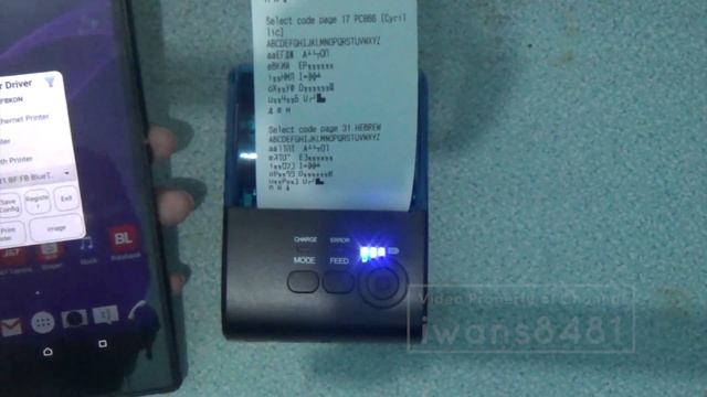 Mini Portable Printer Thermal Bluetooth Murah Berkualitas u/ Struk, Voucher dll | Zjiang ZJ-5805 смотреть онлайн
