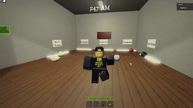 Roblox SCP FBI UIU Agent (Avatar Build)