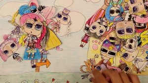 ОБЗОР МОЯ КОЛЛЕКЦИЯ КУКЛЫ ЛОЛ / МУЛЬТИК БУМАЖНЫЕ СЮРПРИЗЫ ИЗ БУМАГИ СВОИМИ РУКАМИ #LOL