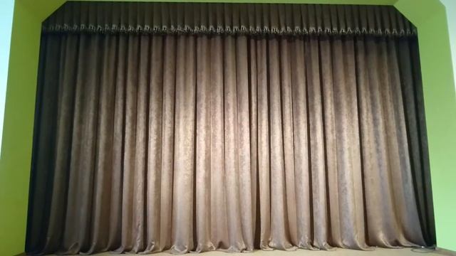Электроуправляемая штора для актового зала смотреть онлайн