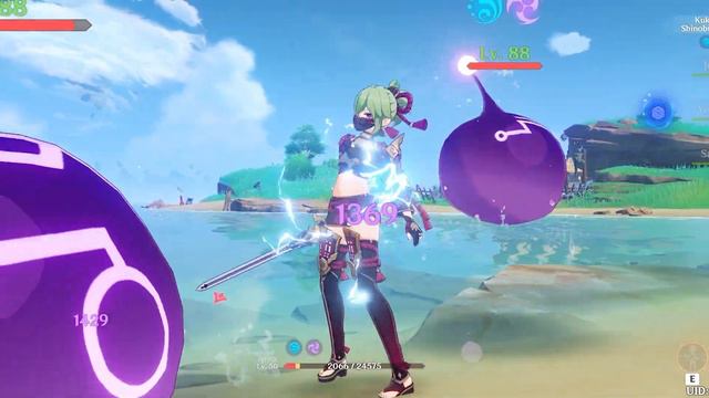 Kuki Shinobu death scenes - Genshin Impact [English voice] смотреть онлайн