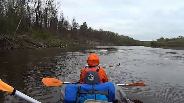 Сплав по реке Сура 2-6мая 2015г. День 4 смотреть онлайн