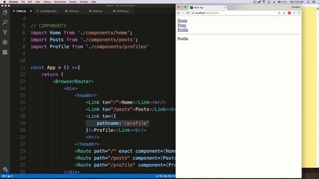 21.React Js for beginner to advance full course Routes Linking смотреть онлайн