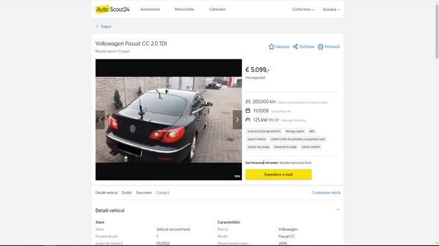 PASSAT CC R-LINE LA 5000 € смотреть онлайн