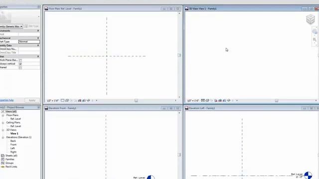 Autodesk Revit MEP Family Creation Basics Video 1 смотреть онлайн
