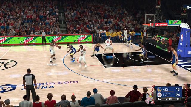 Clippers vs Warriors NBA 2K23 PS4 Gameplay //2022–23 смотреть онлайн