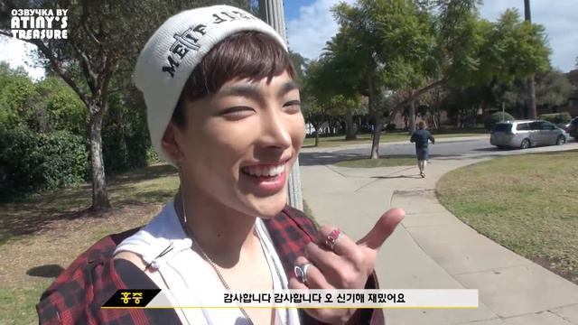 [Озвучка By ATINY'S TREASURE] ATEEZ (KQ Fellaz) в Америке EP. 19